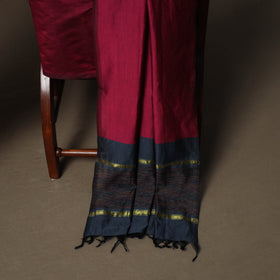 Pochampally Ikat Silk Cotton 3pc Unstitched Dress Material Suit Set 02