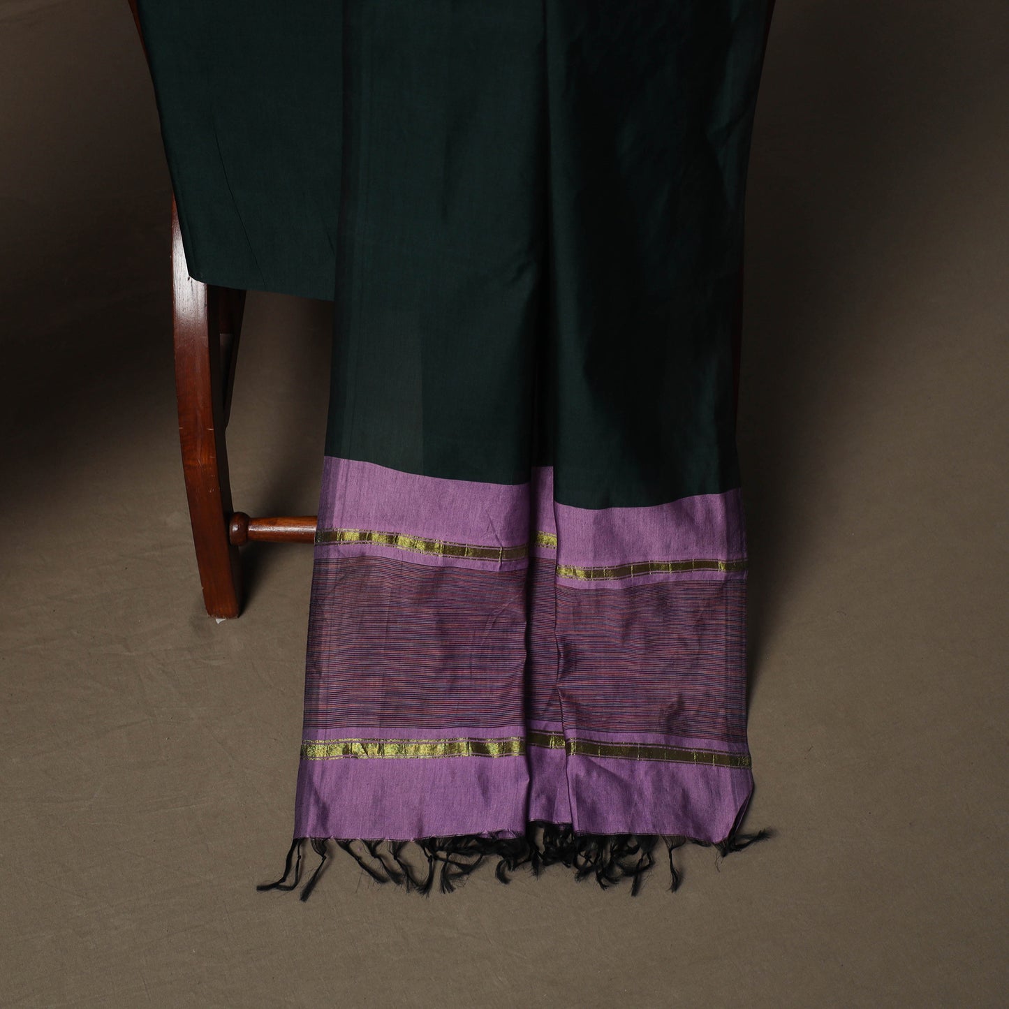 Pochampally Ikat Silk Cotton 3pc Unstitched Dress Material Suit Set 03