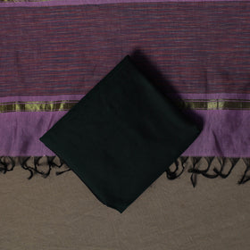Pochampally Ikat Silk Cotton 3pc Unstitched Dress Material Suit Set 03