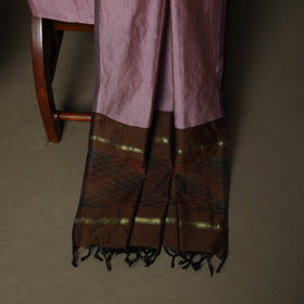 Pochampally Ikat Silk Cotton 3pc Unstitched Dress Material Suit Set 39