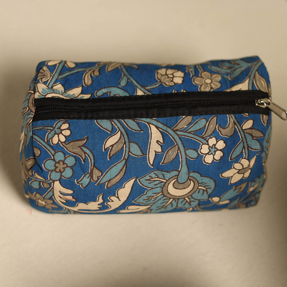 Blue - Multipurpose Handmade Toiletry Bags (Set of 3) 11