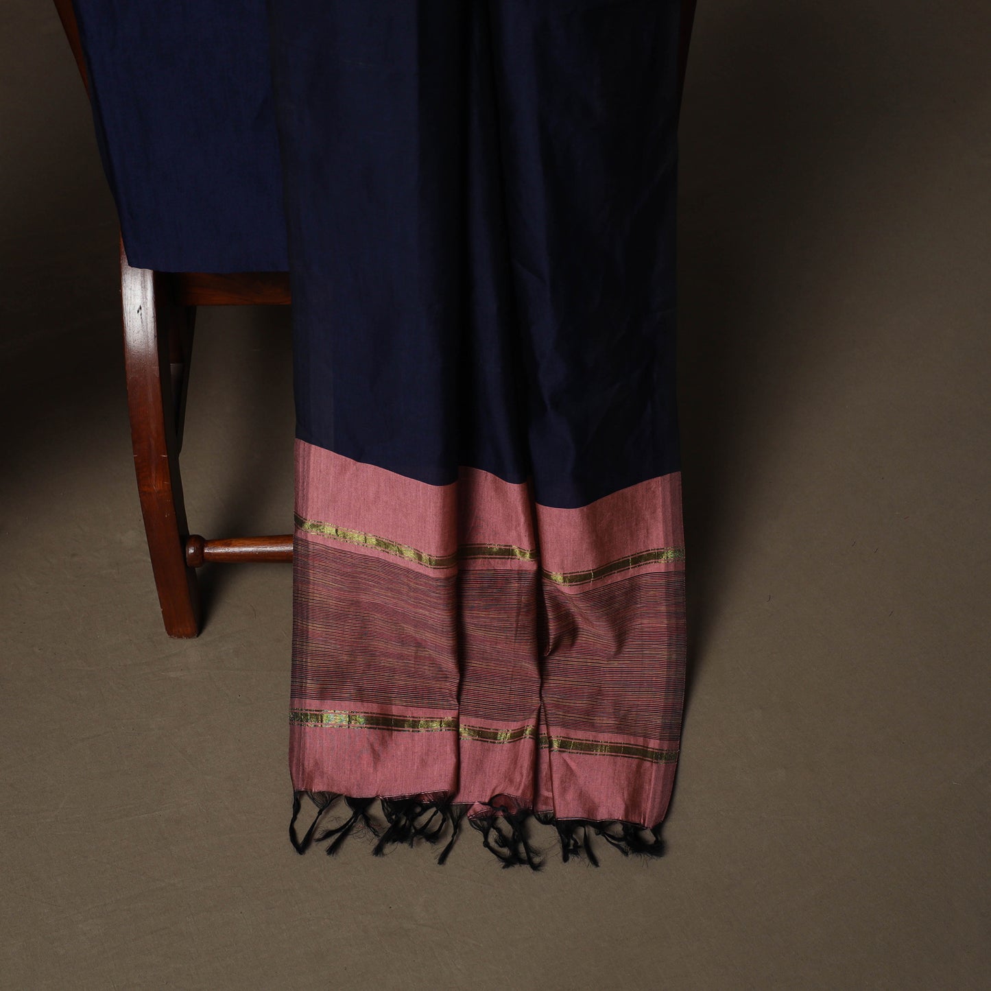 Pochampally Ikat Silk Cotton 3pc Unstitched Dress Material Suit Set 08