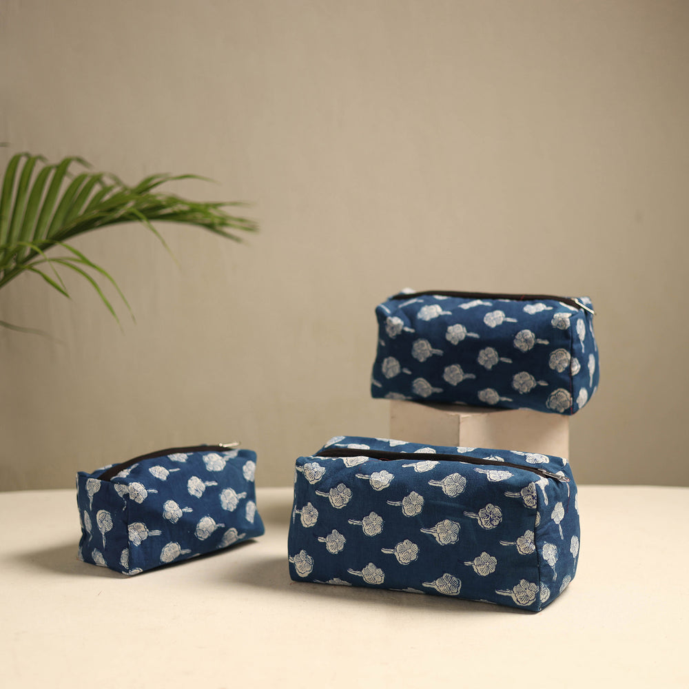 Multipurpose Handmade Toiletry Bags (Set of 3) 15