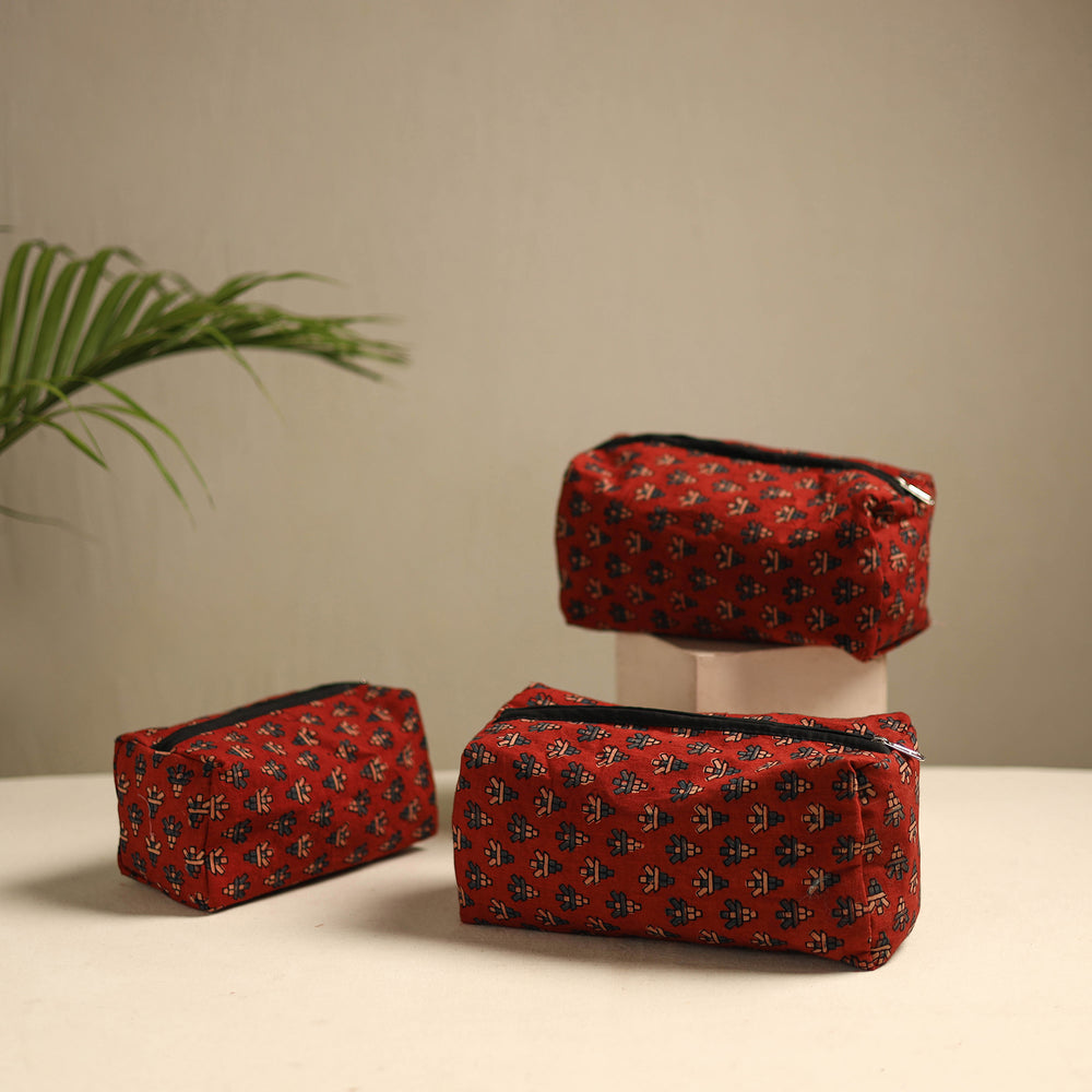 Multipurpose Handmade Toiletry Bags (Set of 3) 21