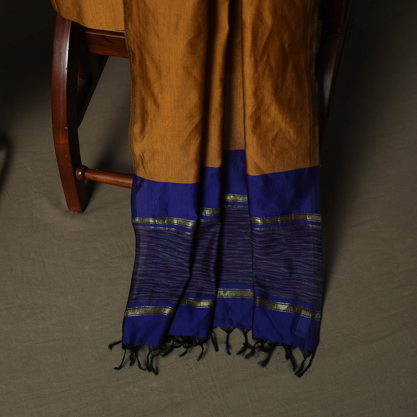 Pochampally Ikat Silk Cotton 3pc Unstitched Dress Material Suit Set 49