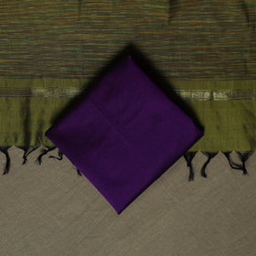 Pochampally Ikat Silk Cotton 3pc Unstitched Dress Material Suit Set 50