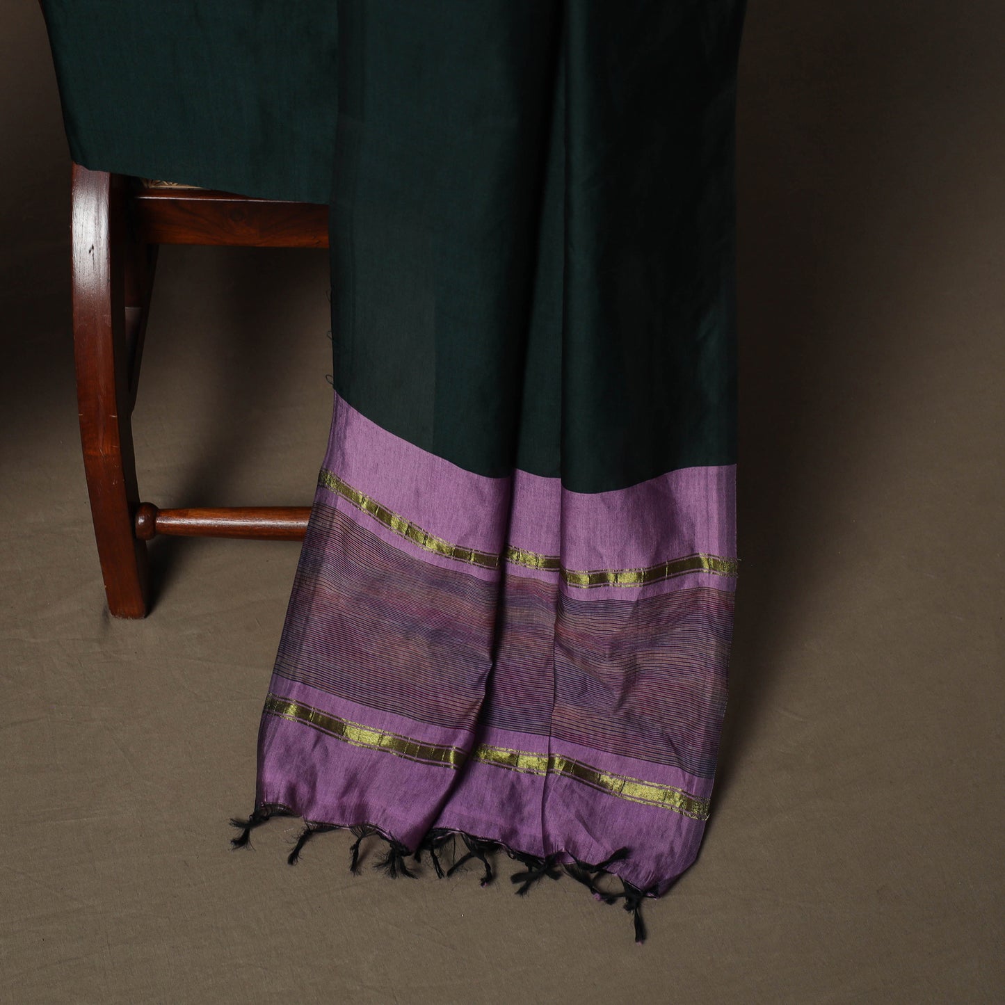 Pochampally Ikat Silk Cotton 3pc Unstitched Dress Material Suit Set 25