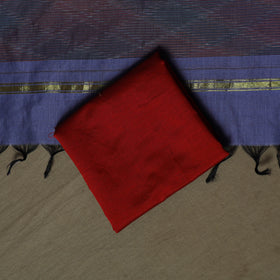 Pochampally Ikat Silk Cotton 3pc Unstitched Dress Material Suit Set 52