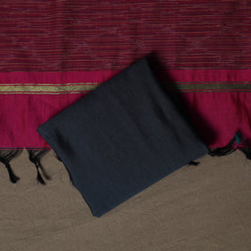 Pochampally Ikat Silk Cotton 3pc Unstitched Dress Material Suit Set 19