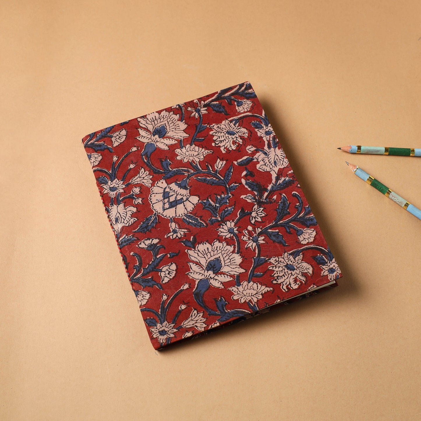 Bagru Fabric Cover Handmade Paper Notebook