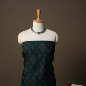 Pochampally Ikat Silk Cotton 3pc Unstitched Dress Material Suit Set 21