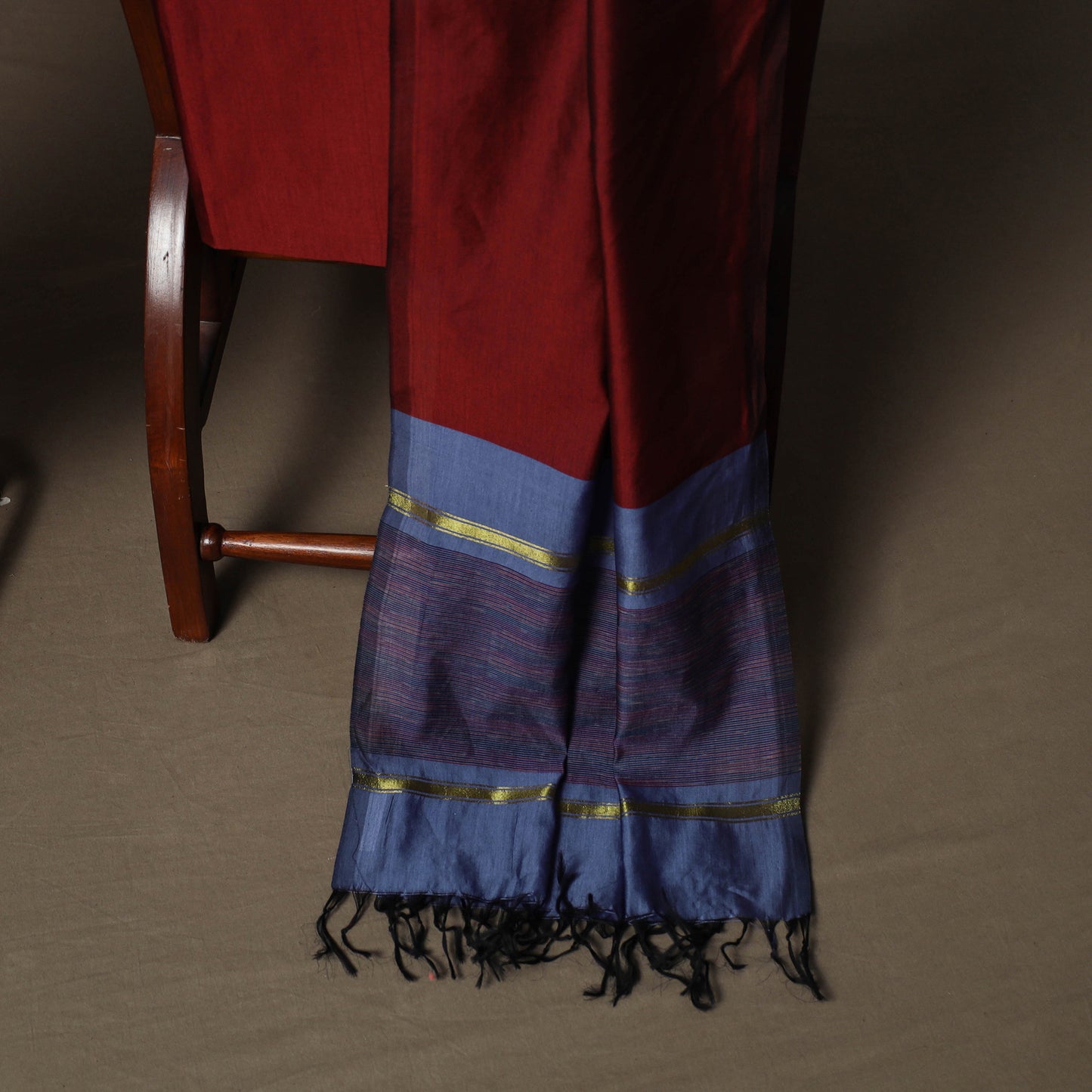 Pochampally Ikat Silk Cotton 3pc Unstitched Dress Material Suit Set 22