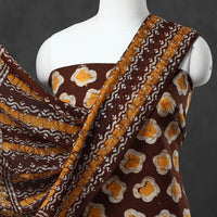 Maroon - Kutch Print Cotton 3pc Batik Dress Material 27