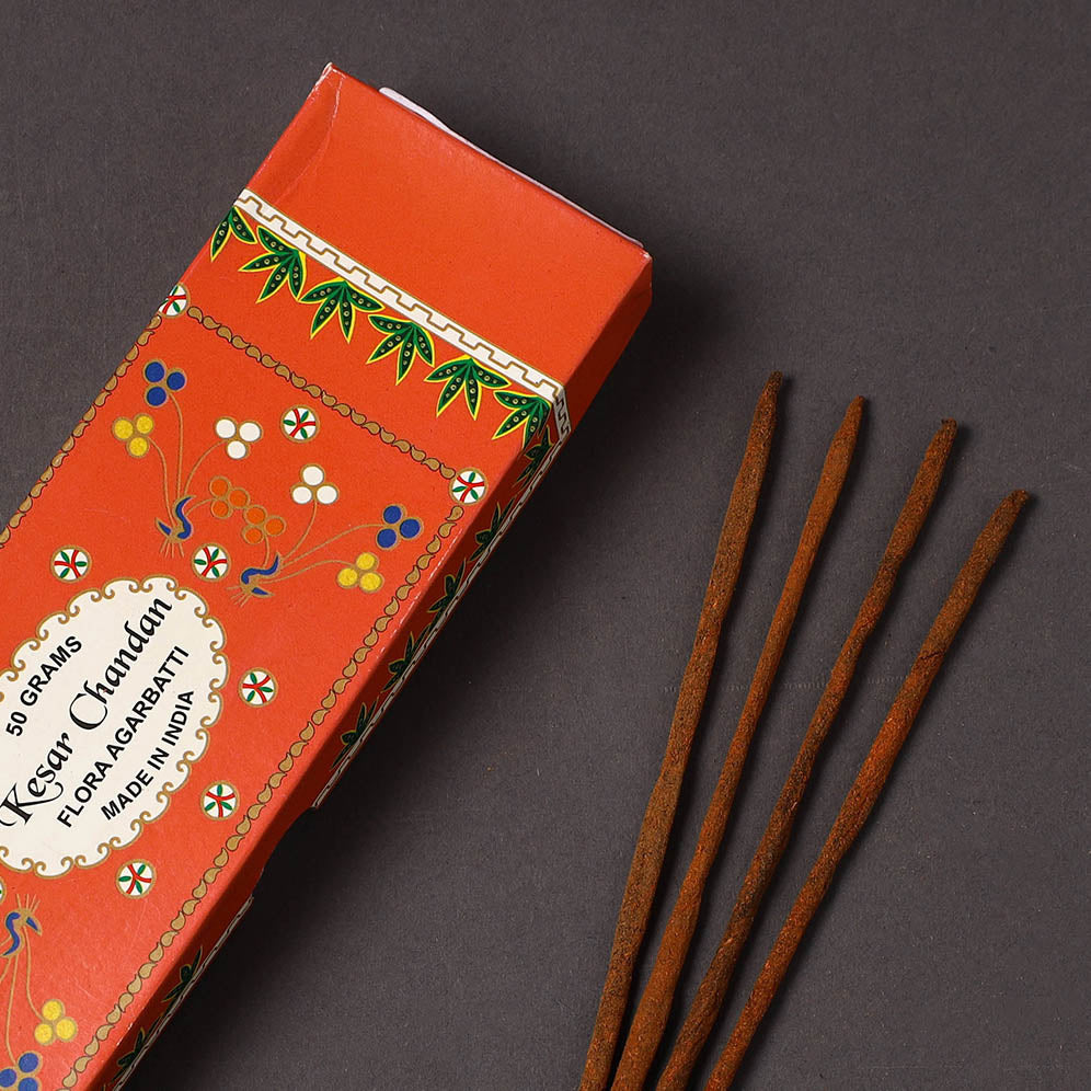 Kesar Chandan - Natural Flora Incense Sticks