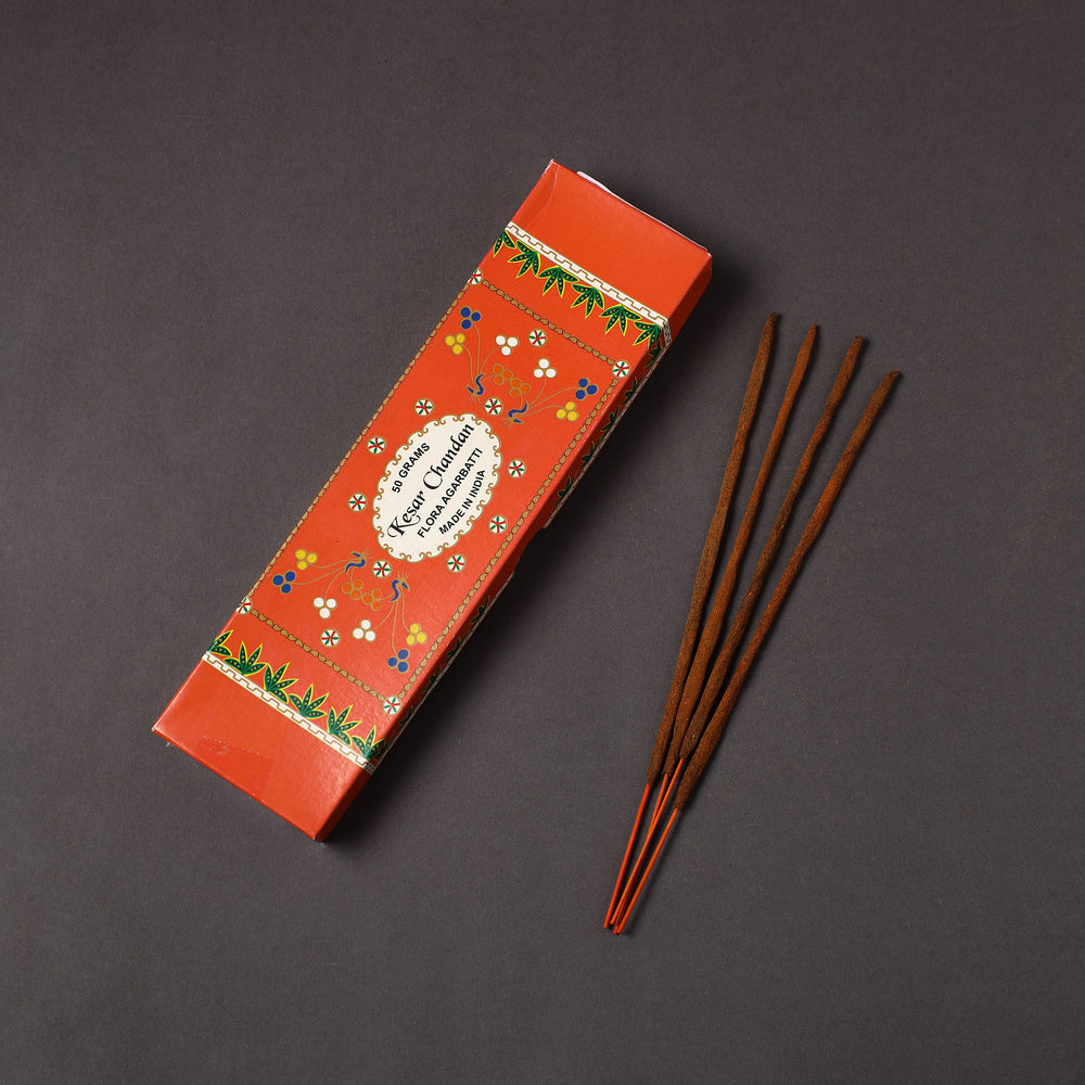 Kesar Chandan - Natural Flora Incense Sticks