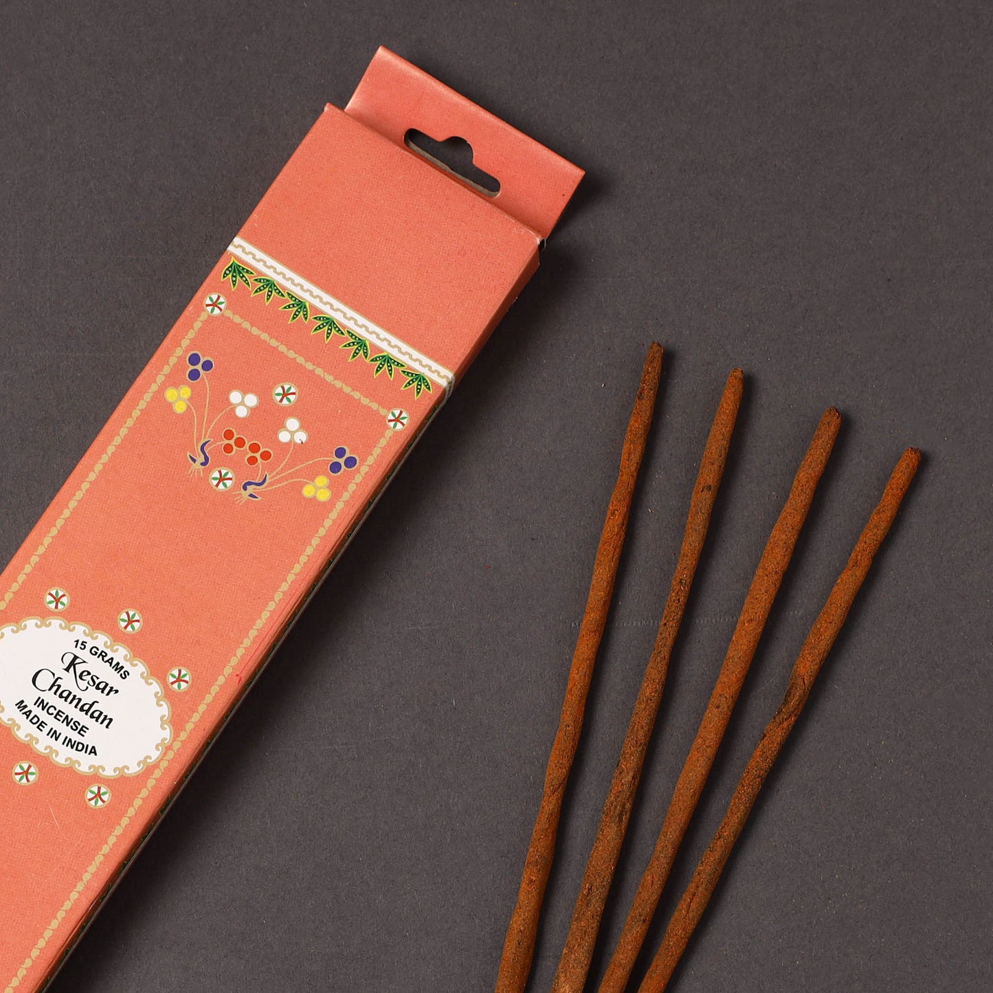 Kesar Chandan - Natural Flora Incense Sticks