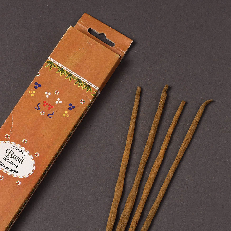 Basil - Natural Flora Incense Sticks