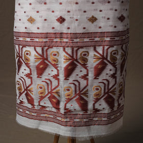 Phulia Jamdani Silk Cotton 2pc Unstitched Dress Material Kurta Set 07