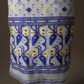 Phulia Jamdani Silk Cotton 2pc Unstitched Dress Material Kurta Set 11