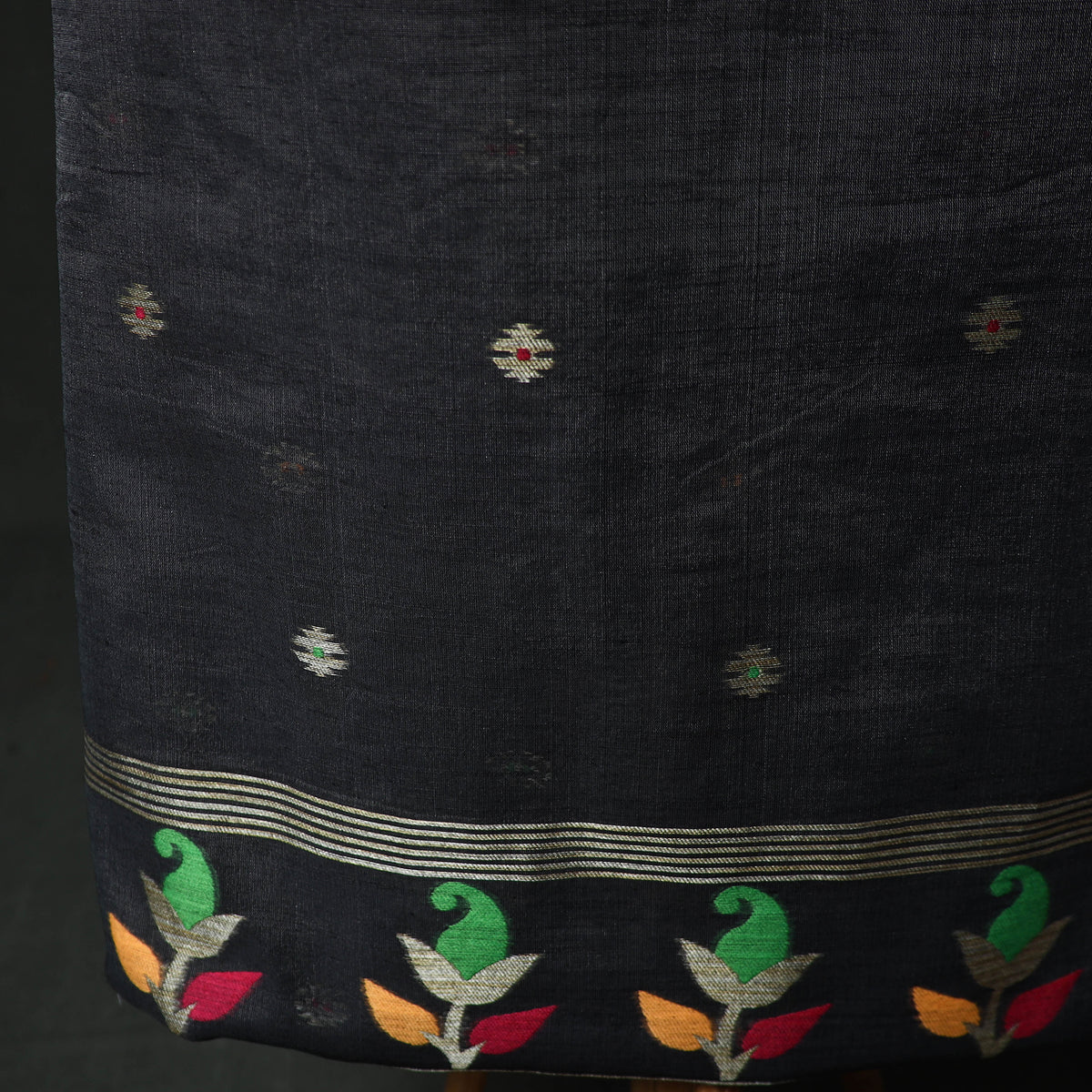 Jamdani Silk Cotton 2pc Unstitched Dress Material Kurta Set 03