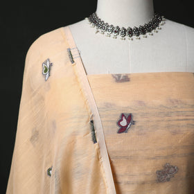 Jamdani Silk Cotton 2pc Unstitched Dress Material Kurta Set 05
