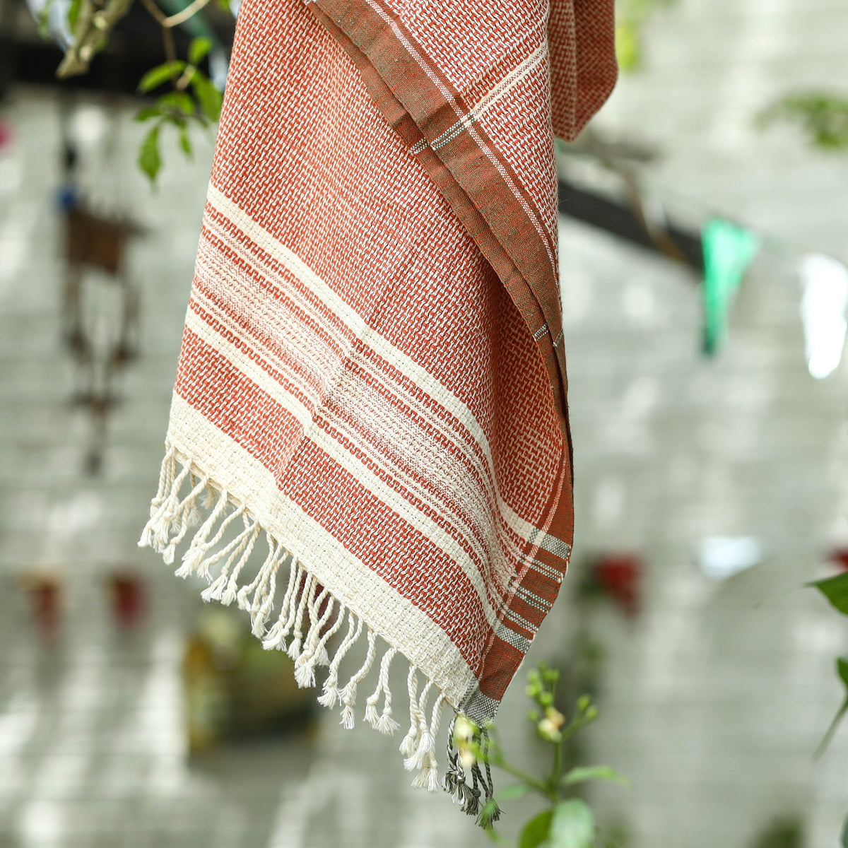 Brown - Organic Kala Cotton Pure Handloom Towel 26