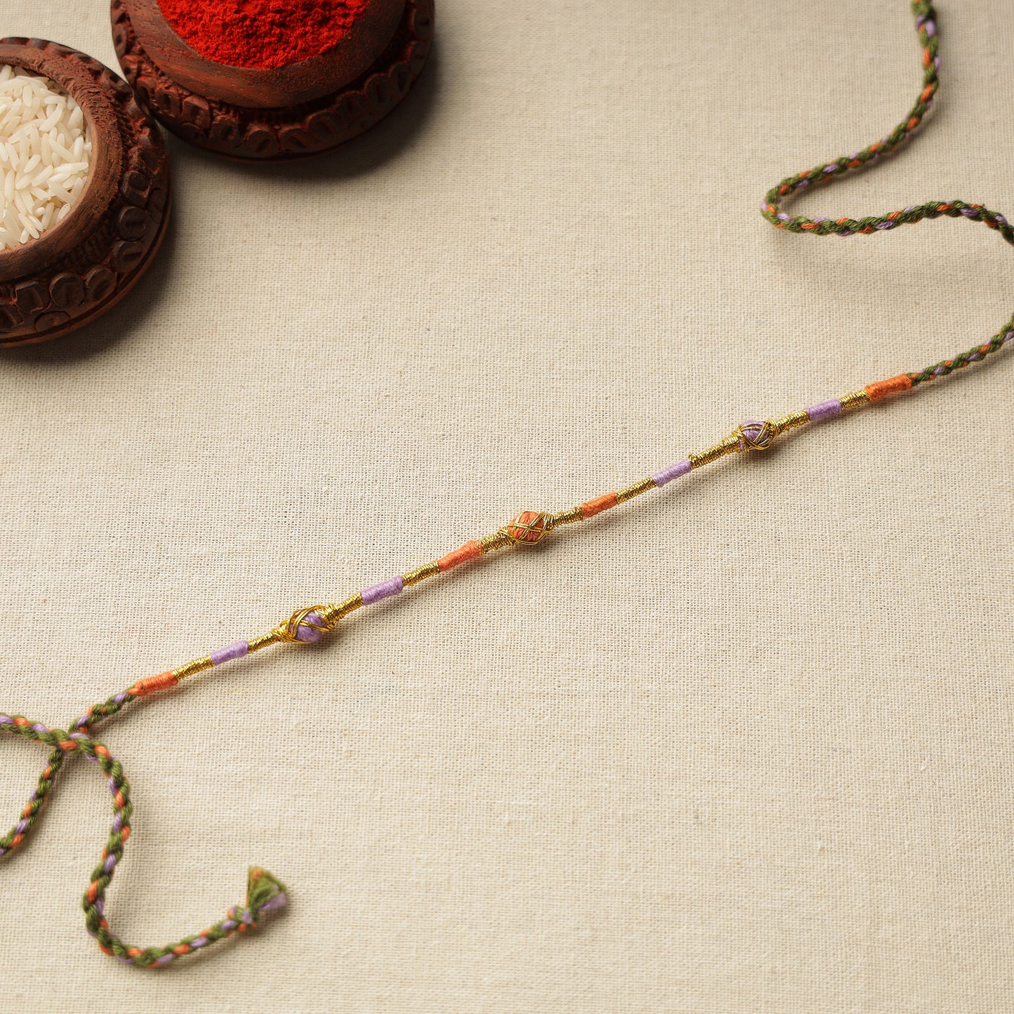 threadwork rakhi