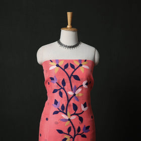Jamdani Silk Cotton 2pc Unstitched Dress Material Kurta Set 07