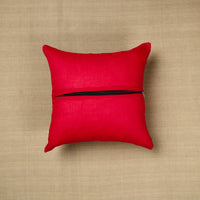 Red - Kanchipuram Patchwork Cushion Cover 24