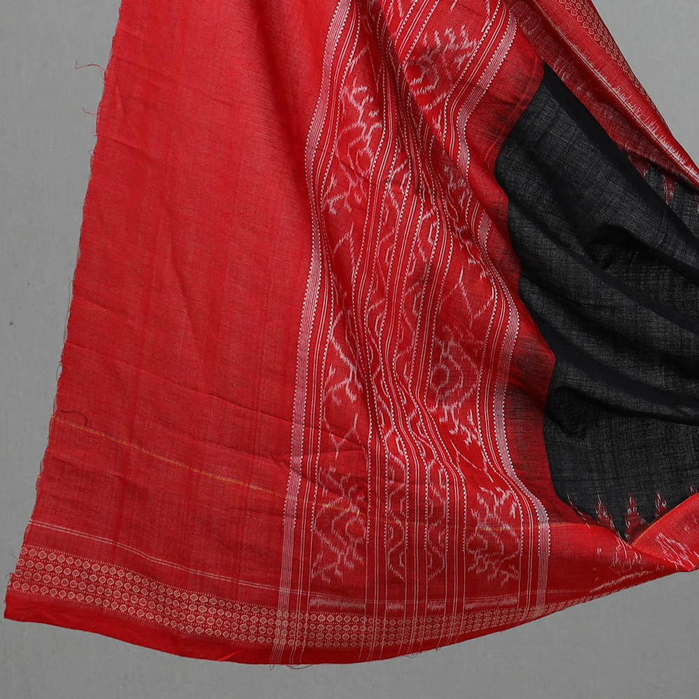 Black - 3pc Ikat Cotton Handloom Sambalpuri Dress Material 01