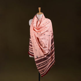 Kutch Bhujodi Handwoven Mirror Work Acrylic Wool Shawl 108