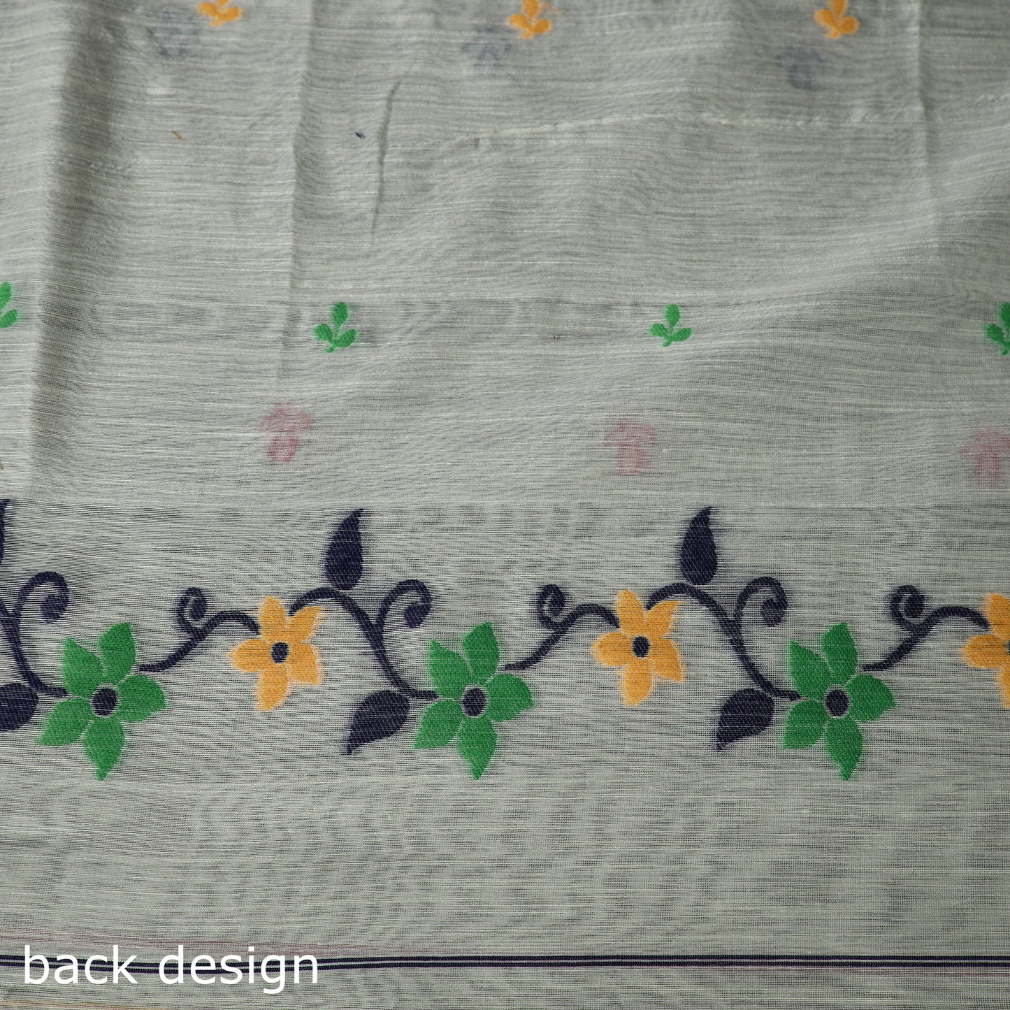 Jamdani Silk Cotton 2pc Unstitched Dress Material Kurta Set 10