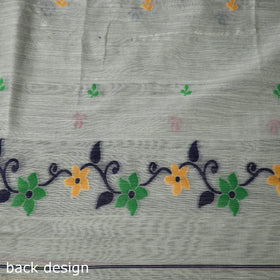 Jamdani Silk Cotton 2pc Unstitched Dress Material Kurta Set 10