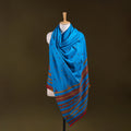 Kutch Bhujodi Handwoven Mirror Work Acrylic Wool Shawl 109