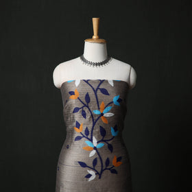 Jamdani Silk Cotton 2pc Unstitched Dress Material Kurta Set 11