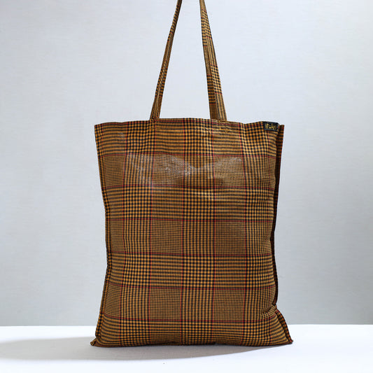 Brown - Jhiri Pure Handloom Cotton Jhola Bag 12
