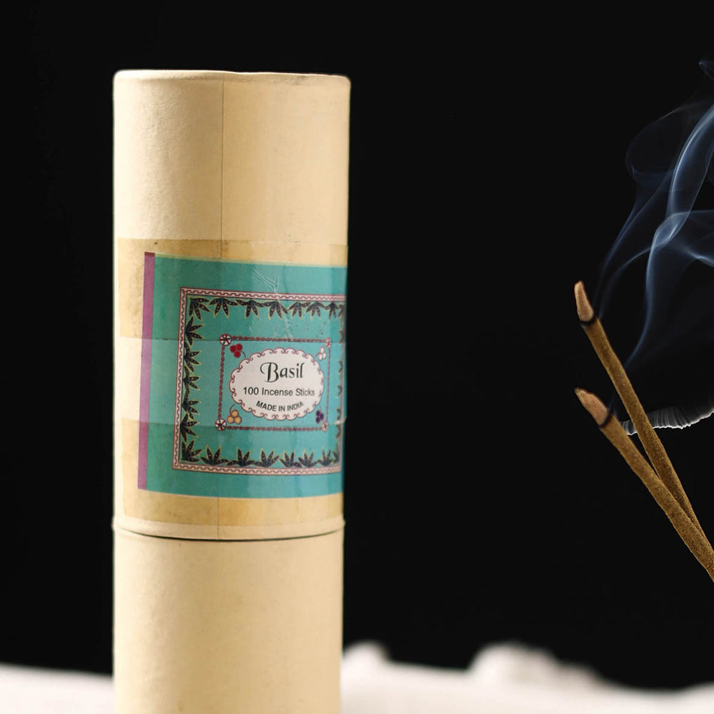 Basil - Natural Flora Incense Sticks