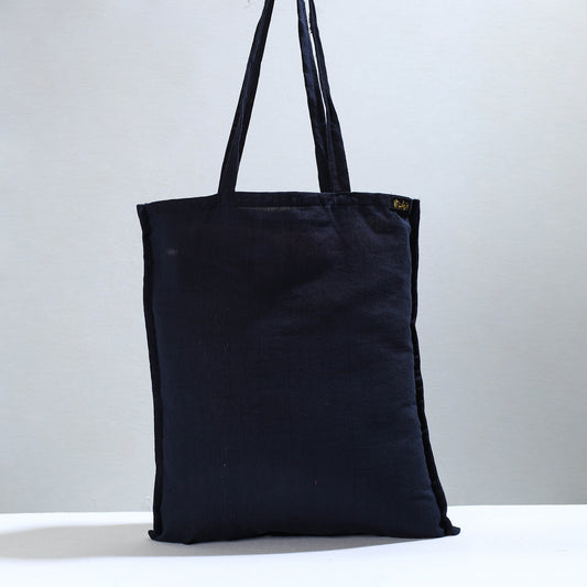 Blue - Jhiri Pure Handloom Cotton Jhola Bag 32