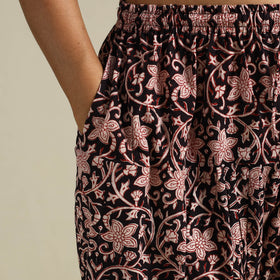 Black Bagh Block Print Natural Dyed Cotton Salwar