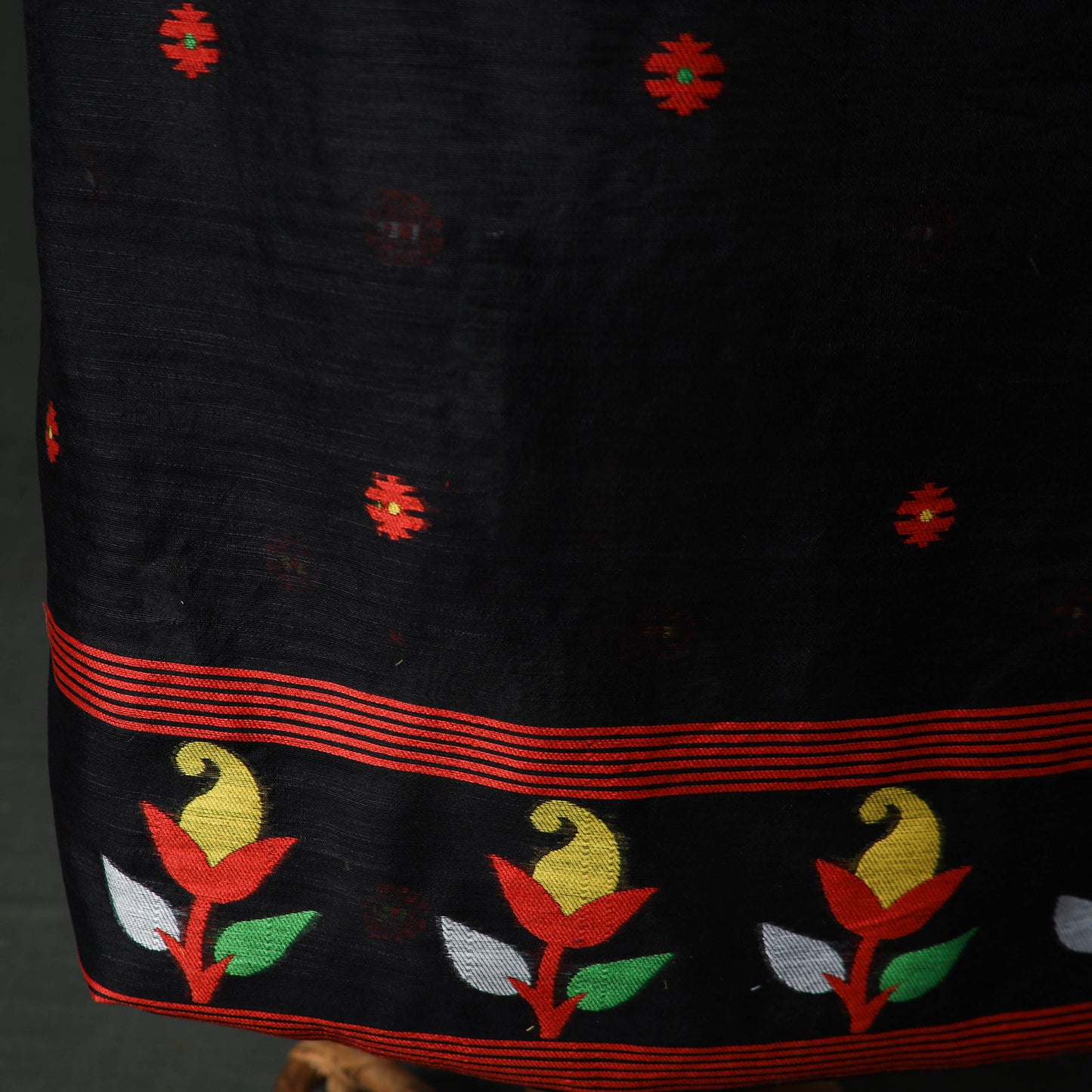 Jamdani Silk Cotton 2pc Unstitched Dress Material Kurta Set 20