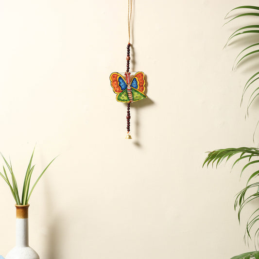 Butterfly - Tholu Bommalata Leather Puppet Wall Hanging