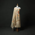 Jamdani Silk Cotton 2pc Unstitched Dress Material Kurta Set 22