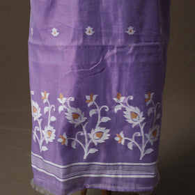 Phulia Jamdani Silk Cotton 2pc Unstitched Dress Material Kurta Set 34