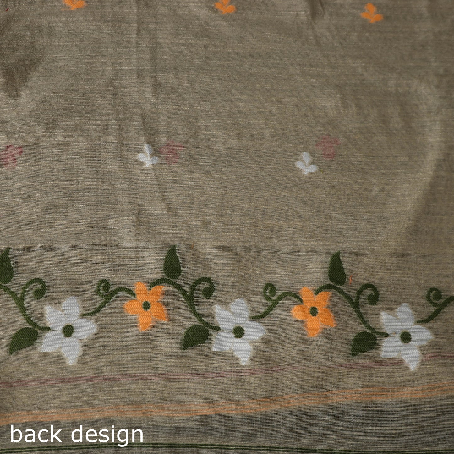 Jamdani Silk Cotton 2pc Unstitched Dress Material Kurta Set 22