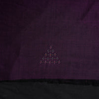 Purple - Handwoven Cotton Tangaliya Kurta Material 02