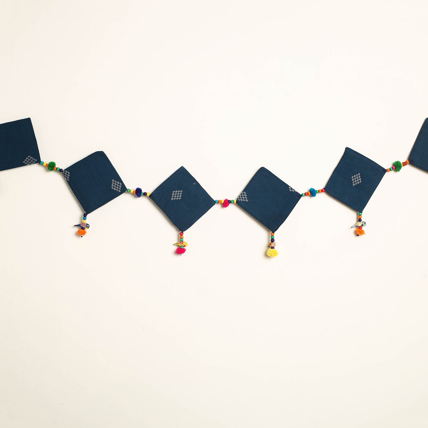 Handmade Bead Work Fabric Toran for Home Decor