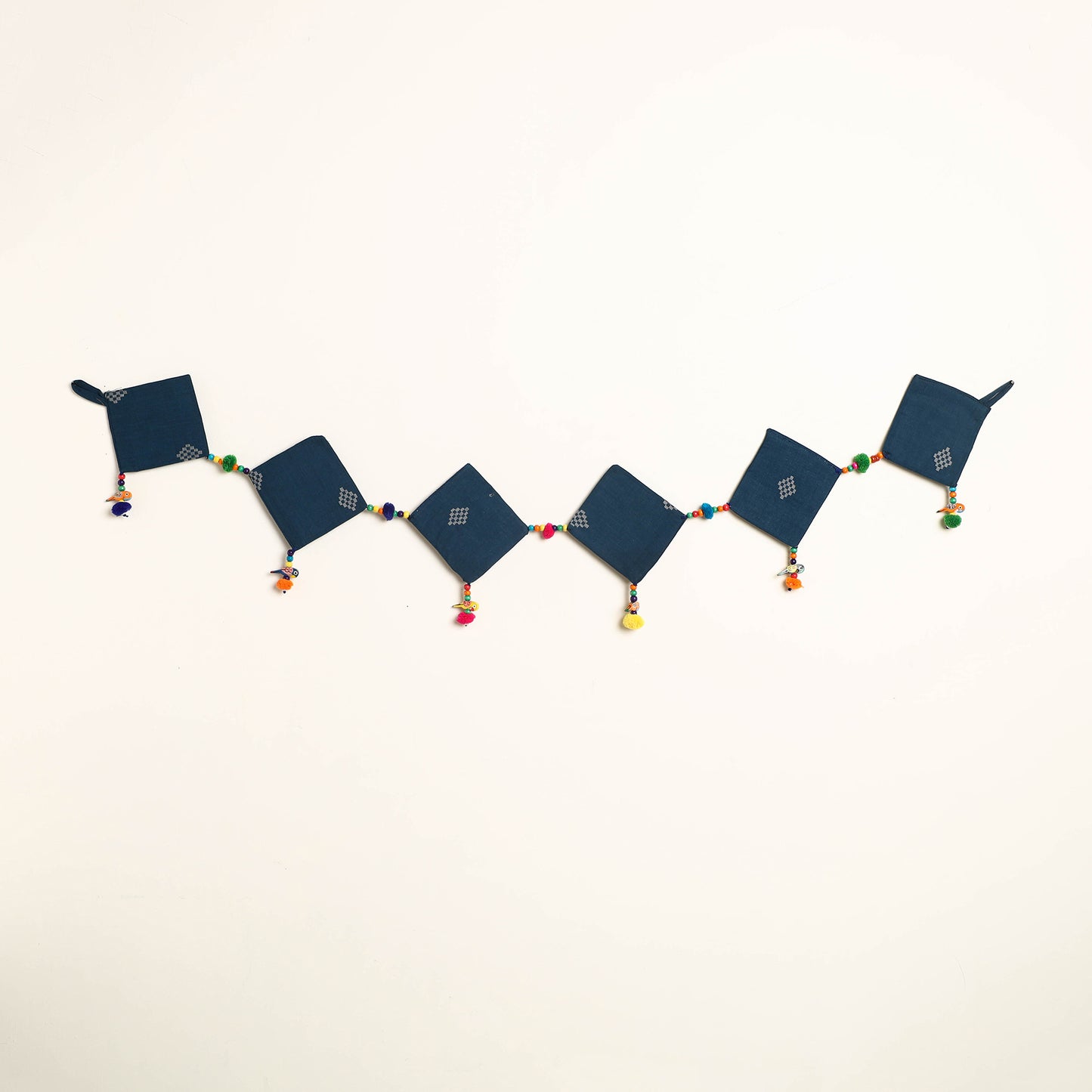 Handmade Bead Work Fabric Toran for Home Decor