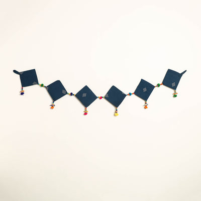 Handmade Bead Work Fabric Toran for Home Decor