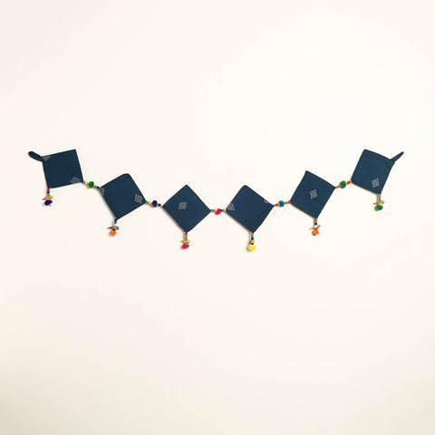 Handmade Bead Work Fabric Toran for Home Decor