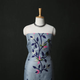 Jamdani Silk Cotton 2pc Unstitched Dress Material Kurta Set 24